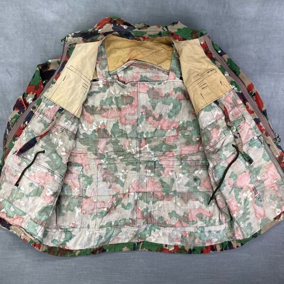 Swiss Army Coat Alpenflage Camouflage M70 Heavy Combat Field Jacket Hooded 46 - Picture 8 of 14